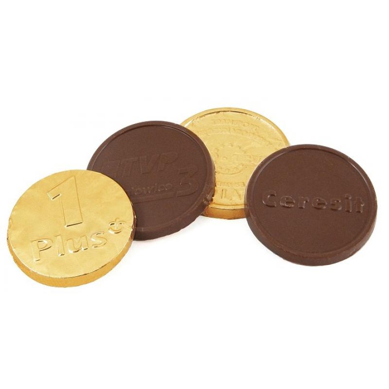 Chocolate Coins Chocolate JWA Promotional Products