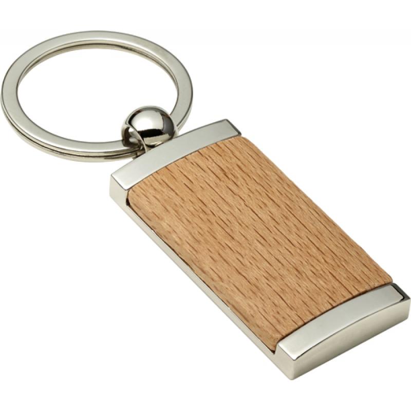 Image of Metal and wooden key holder