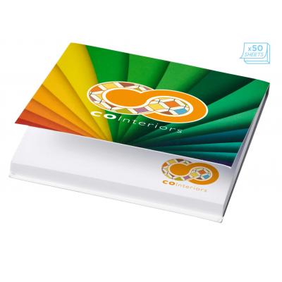 Image of Sticky-Mate® soft cover squared sticky notes 75x75 - 50 pages