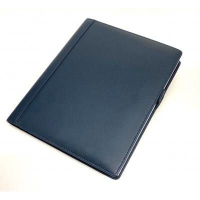 Image of Chelsea Leather Comb Bound Quarto Desk Wallet With Notebook Insert