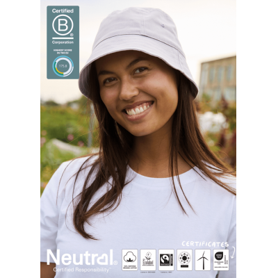 Image of Neutral Fairtrade Organic Bucket Hat